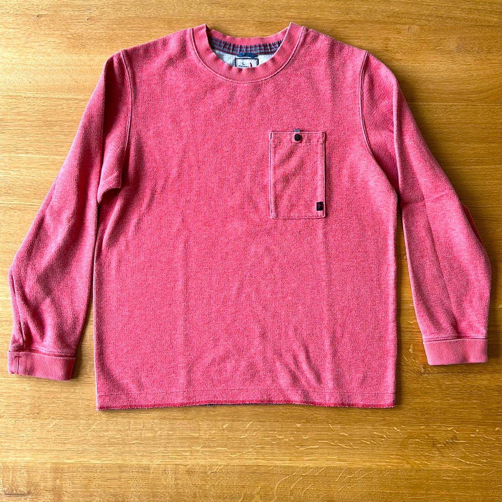 Men’s Relwen Faded Red Sweatshirt Size Large - Picture 2 of 4